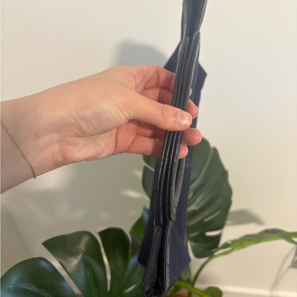 Estée Lauder Satchel Small‎ Navy Blue Bag - Picture 5 of 11